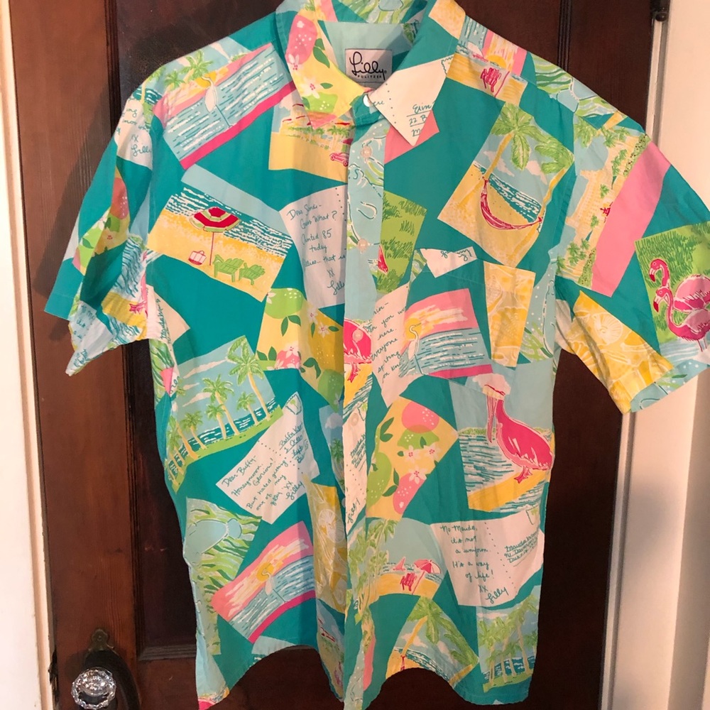 Lilly Pulitzer Men’s Shirt L Excellent!